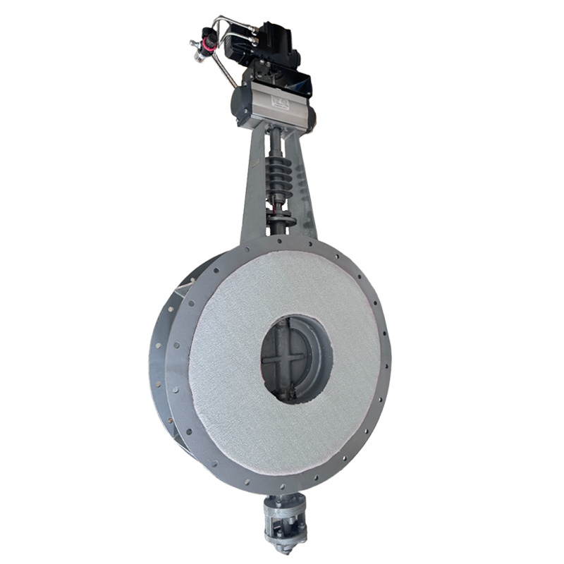 气动圆形高温阀